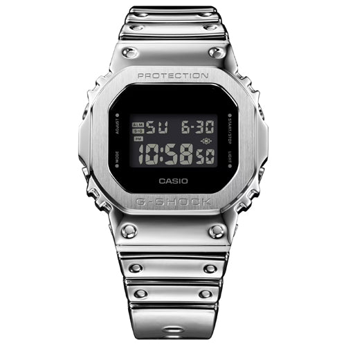 Casio G-Shock FINE METALLIC Series G-STEEL 5600 Series Black Dial Men 43.2mm G1666 GM-5600YM-8