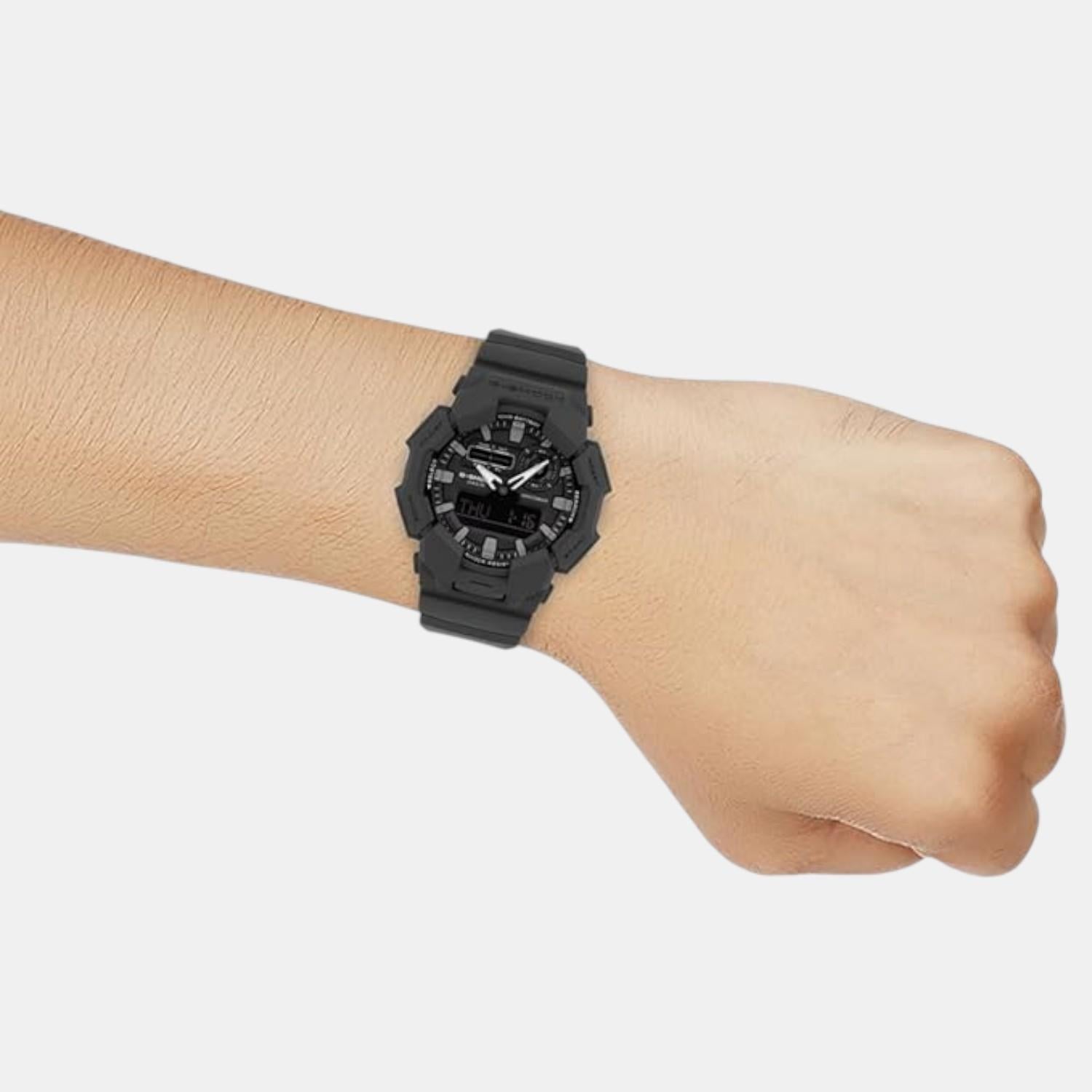 G-Shock Men Quartz Black Dial Analog-Digital Resin Watch G1675