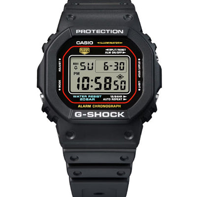 Casio G-Shock 5600 Series Black Dial Men 42.8mm G1683 DW-5600RL-1
