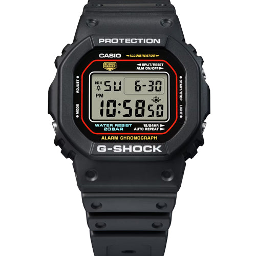 Casio G-Shock 5600 Series Black Dial Men 42.8mm G1683 DW-5600RL-1