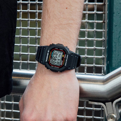 Casio G-Shock 5600 Series Black Dial Men 42.8mm G1683 DW-5600RL-1