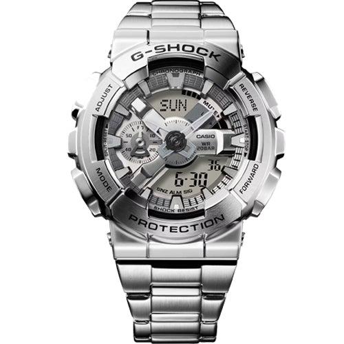 Casio G-Shock G-STEEL 110 Series Silver Dial Men 48.8mm G1687 GM-110D-8A