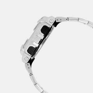 G-Shock Men Quartz Silver Dial Analog Stainless Steel Watch G1687