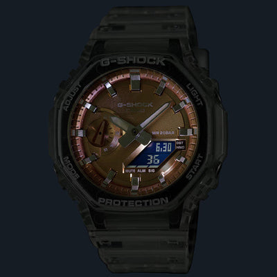 Casio G-Shock Orange Dial Men 45.4mm G1689 GA-2100BM-7A5