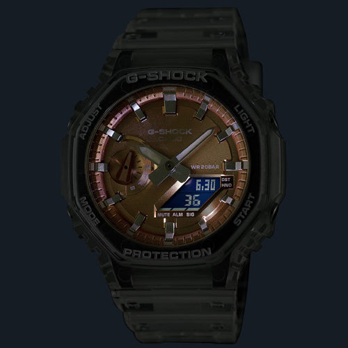 Casio G-Shock Orange Dial Men 45.4mm G1689 GA-2100BM-7A5