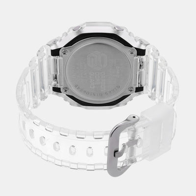 G-Shock Men Quartz Orange Dial Analog Resin Watch G1689