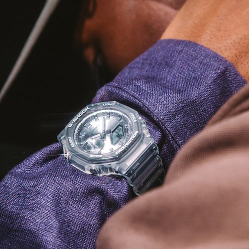 Casio G-Shock 2100 Series Silver Dial Men 45.4mm G1691 GA-2100BM-7A8