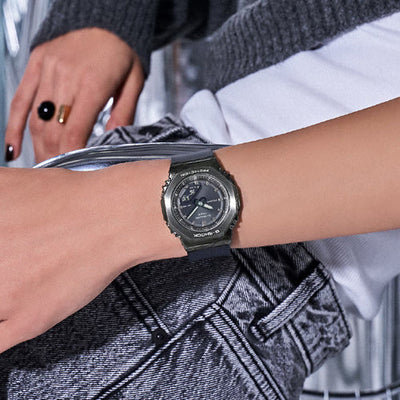Casio G-Shock Grey Dial Women 40.5mm G1695 GM-S2110B-8A