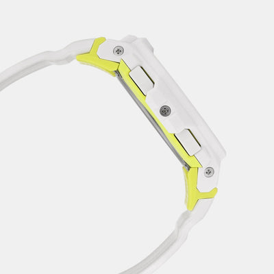 G-Shock Women Quartz White Dial Digital Resin Watch G1696