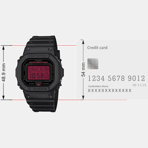 G-Shock Men Quartz Red Dial Digital Resin Watch G1706