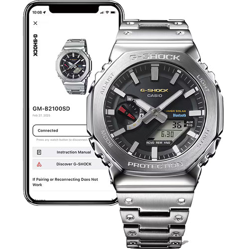 Casio G-Shock FULL METAL 2100 Series Black Dial Men 44.4mm G1714 GM-B2100SD-1C