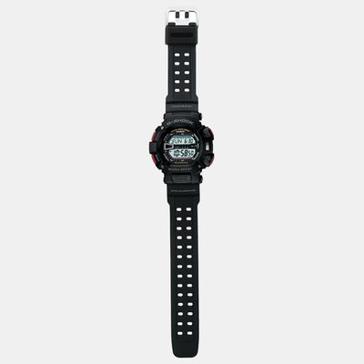 G-Shock Men Quartz Black Dial Digital Resin Watch G201