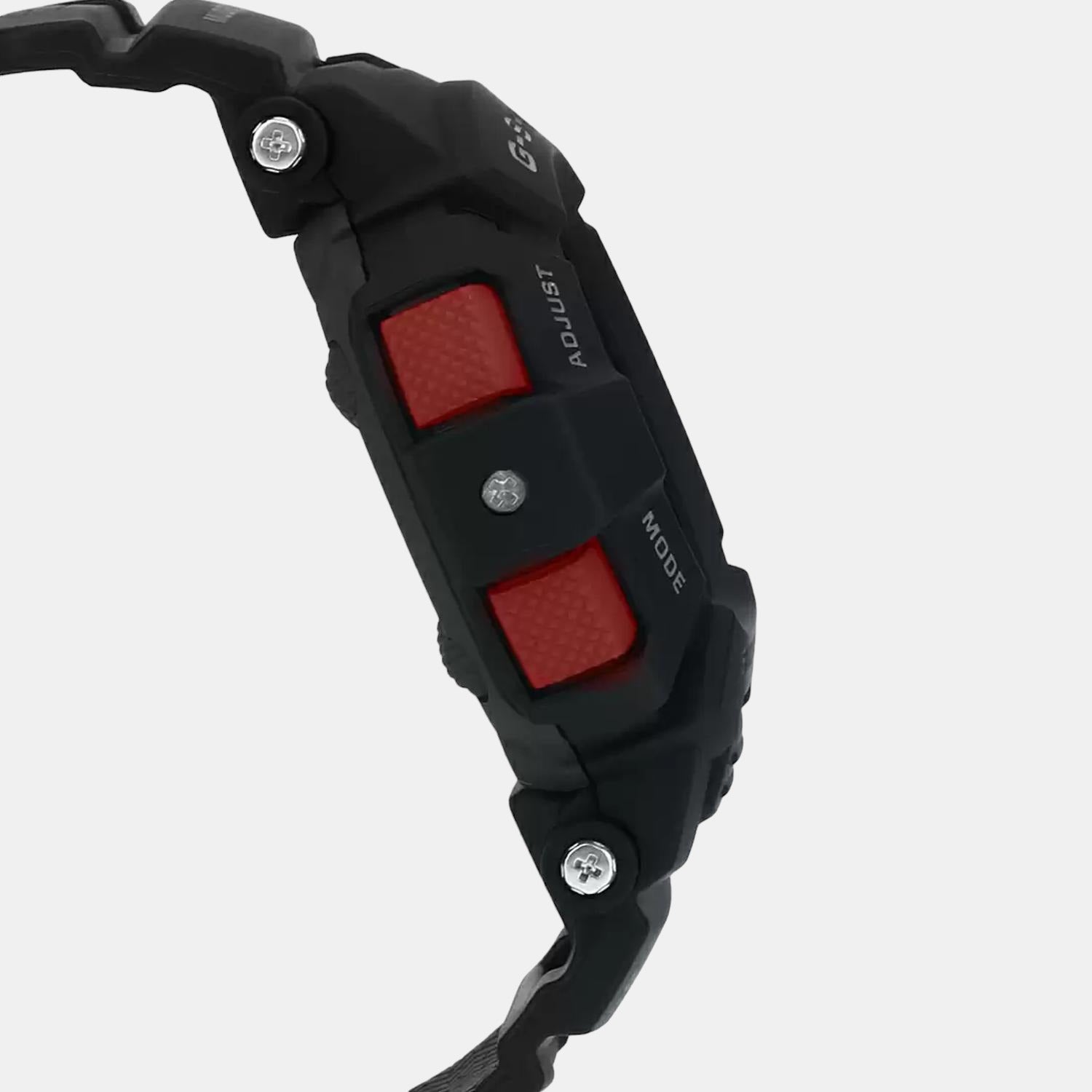 G-Shock Men Quartz Black Dial Digital Resin Watch G201