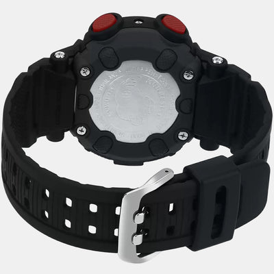 G-Shock Men Quartz Black Dial Digital Resin Watch G201