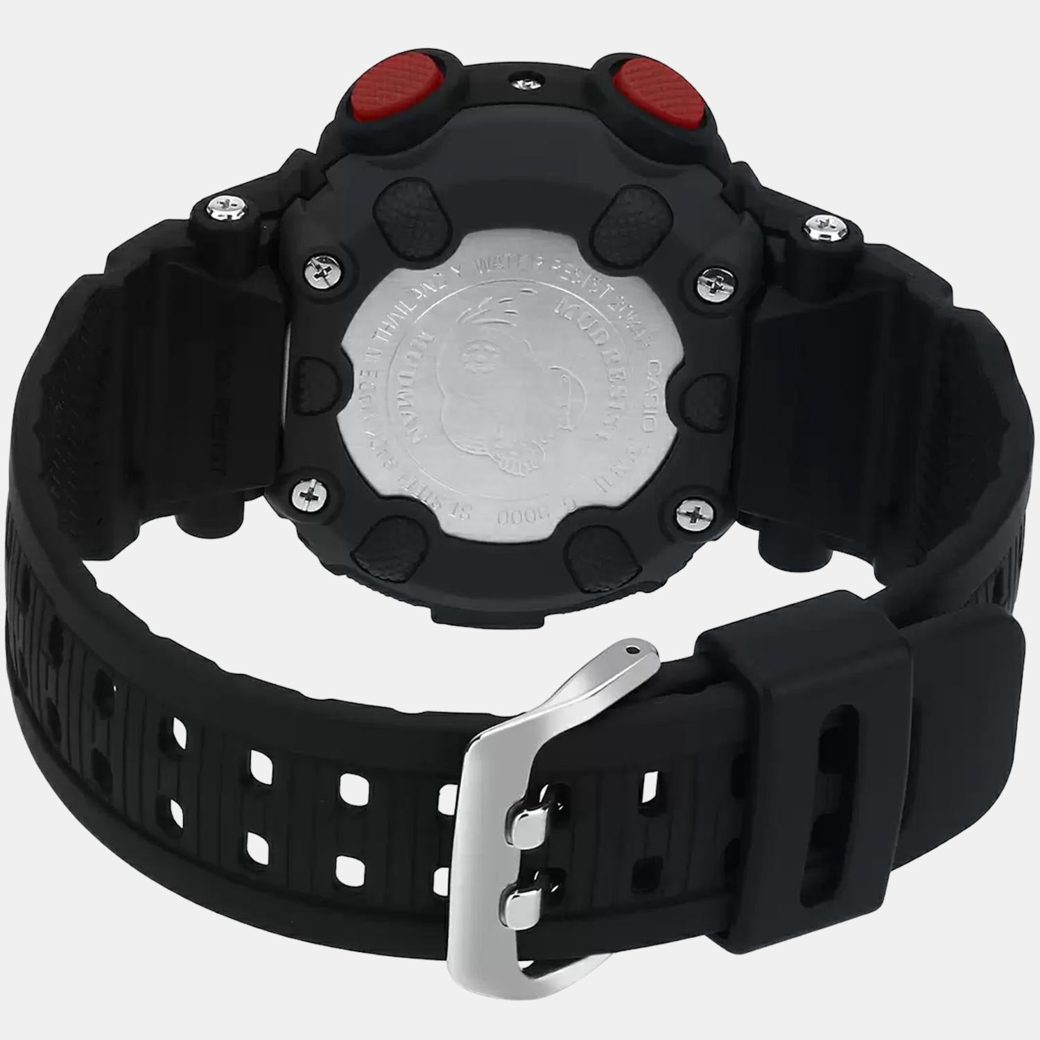 G-Shock Men Quartz Black Dial Digital Resin Watch G201