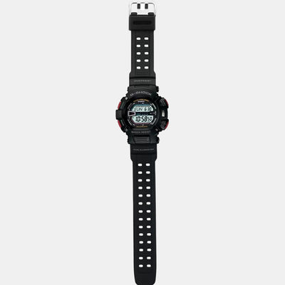 G-Shock Men Quartz Black Dial Digital Resin Watch G201