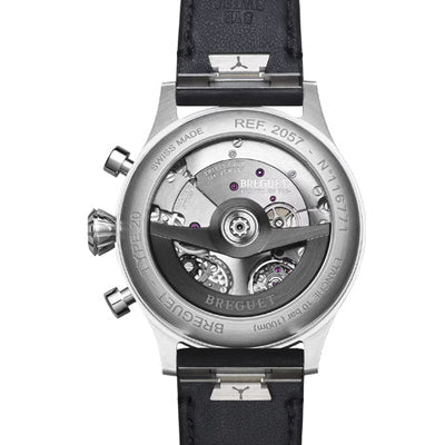 Breguet Type 20 Chronograph 2057 Black Dial Men 42mm G2057ST923WU