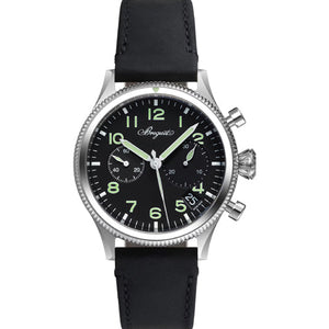 Breguet Type 20 Chronograph 2057 Black Dial Men 42mm G2057ST923WU