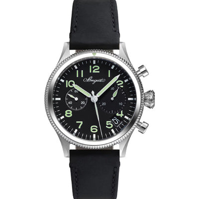 Breguet Type 20 Chronograph 2057 Black Dial Men 42mm G2057ST923WU