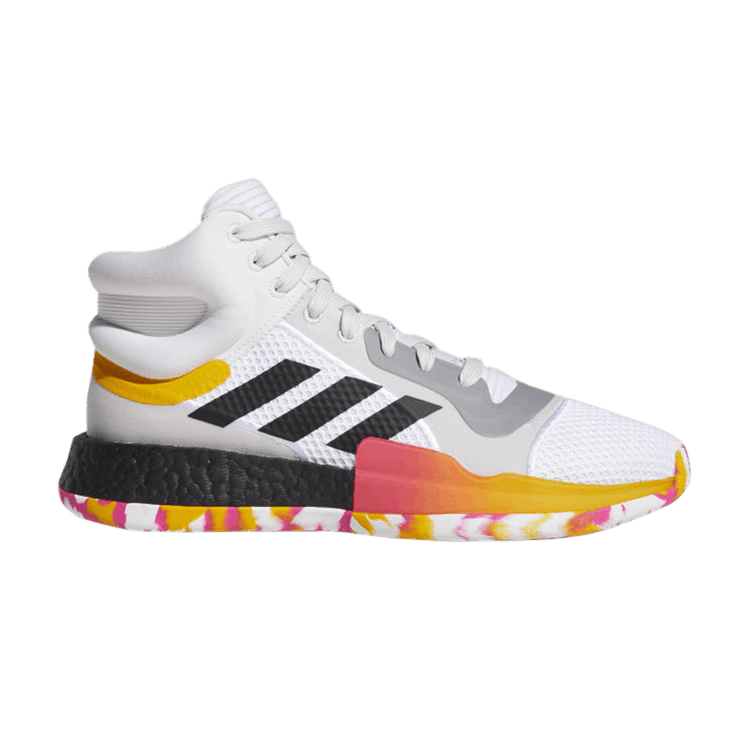 adidas Marquee Boost White Black Active Gold