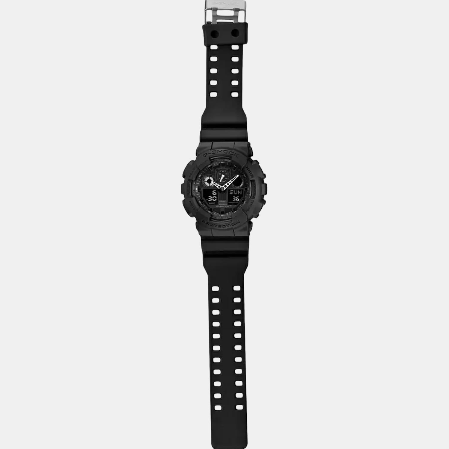 G-Shock Men Quartz Black Dial Analog-Digital Resin Watch G270