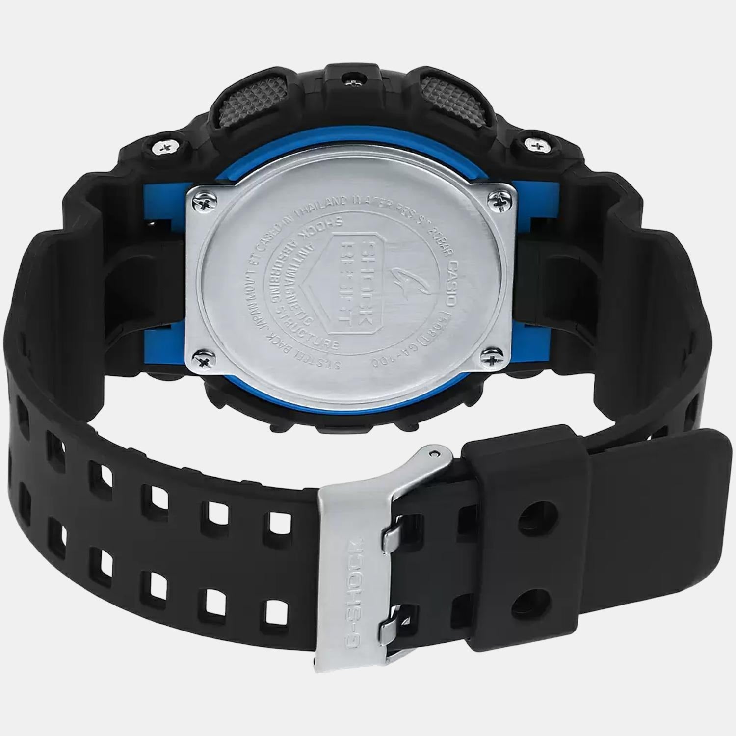 G-Shock Men Quartz Blue Dial Analog-Digital Resin Watch G271