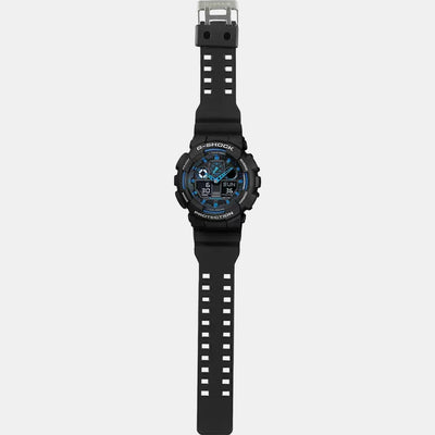 G-Shock Men Quartz Blue Dial Analog-Digital Resin Watch G271