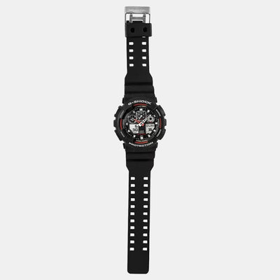 G-Shock Men Quartz Black Dial Analog-Digital Resin Watch G272
