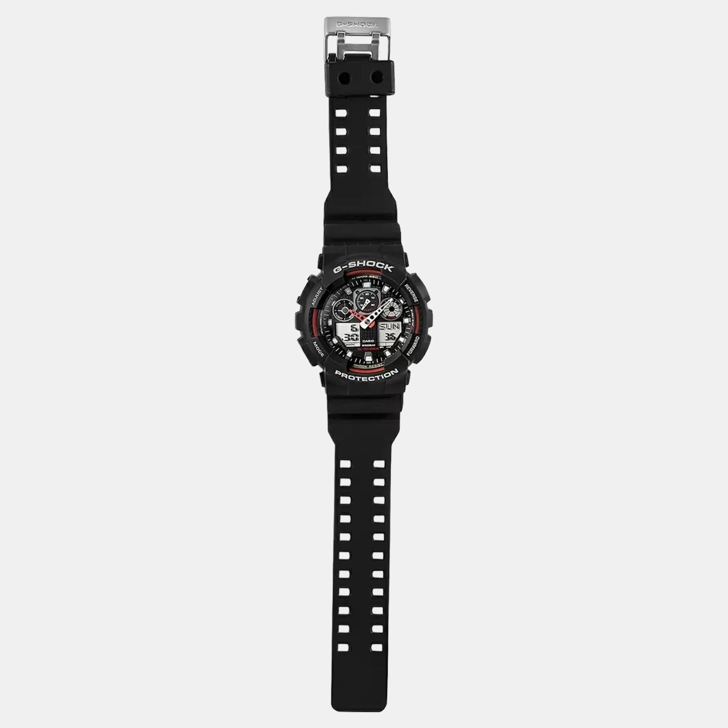 G-Shock Men Quartz Black Dial Analog-Digital Resin Watch G272