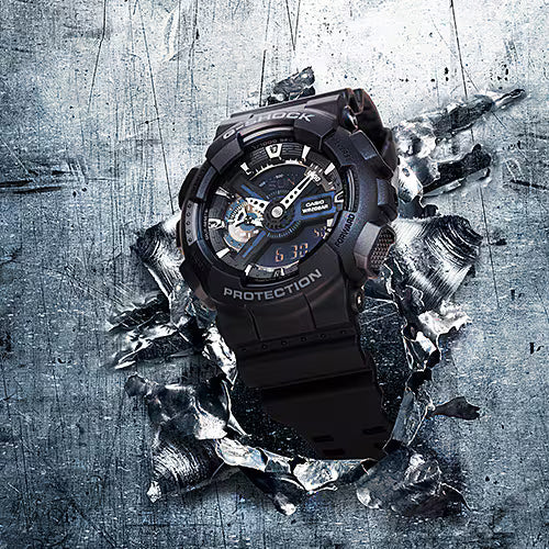 Casio G-Shock Black Dial Men 51.2mm G317 GA-110-1B