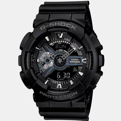 G-Shock Men Quartz Black Dial Analog-Digital Resin Watch G317