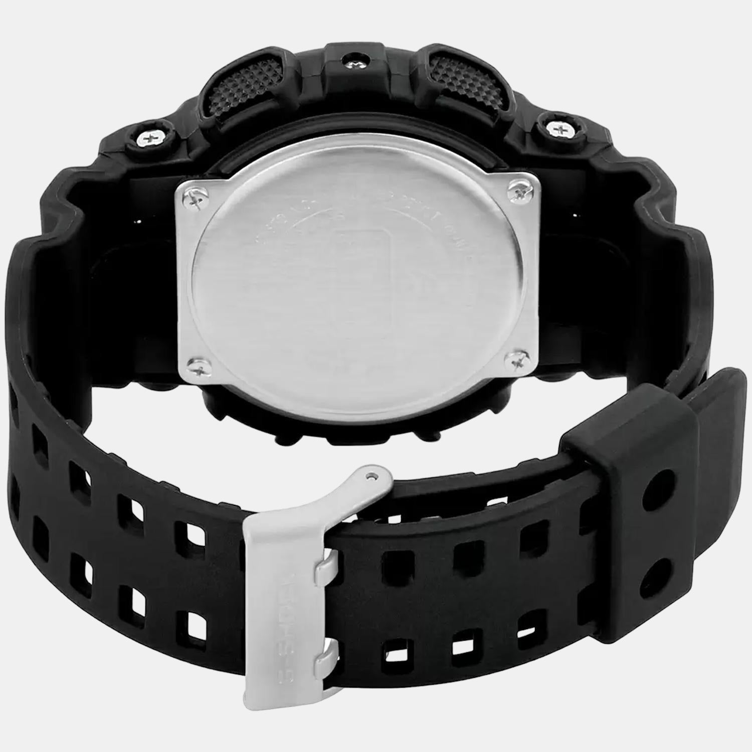 G-Shock Men Quartz Black Dial Analog-Digital Resin Watch G317