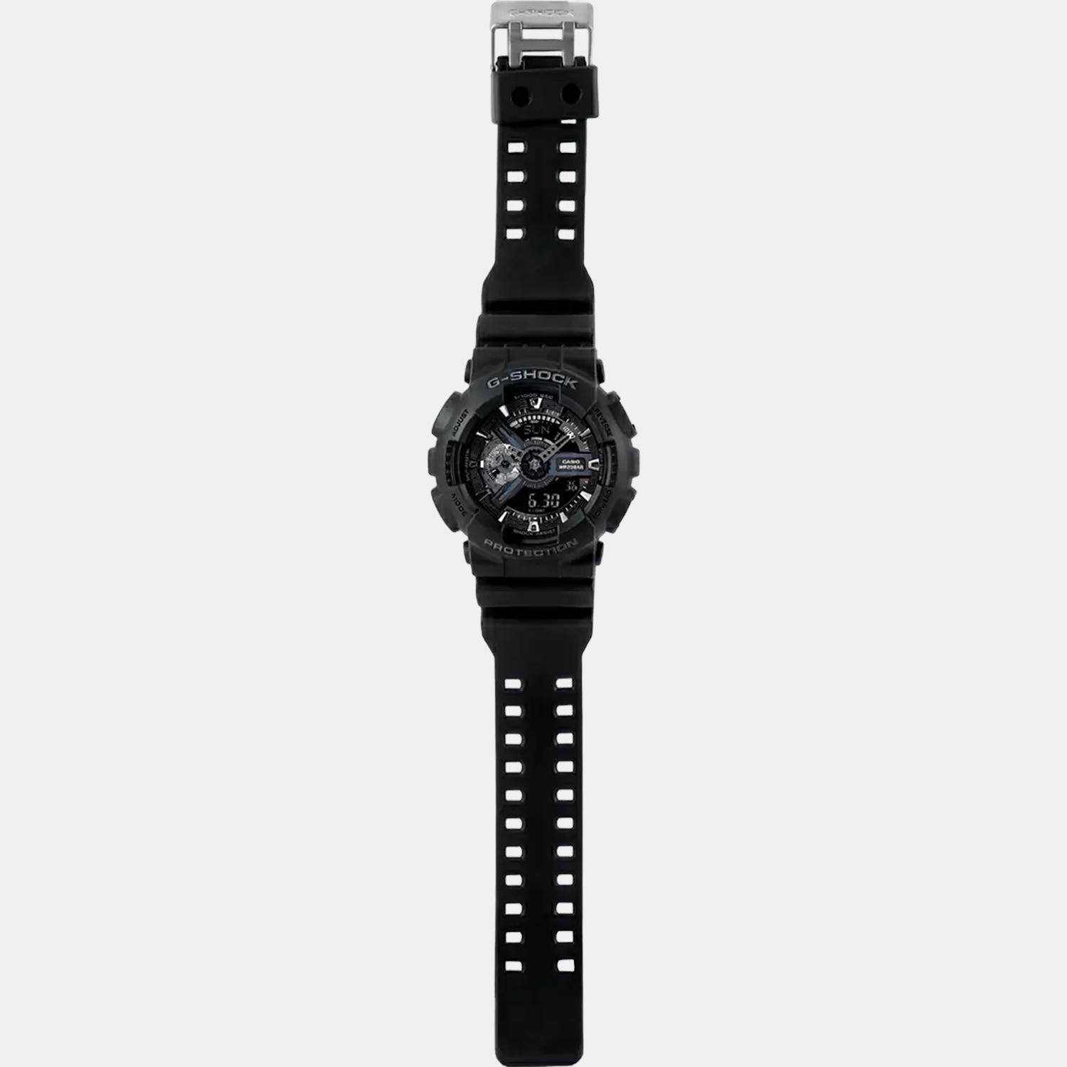 G-Shock Men Quartz Black Dial Analog-Digital Resin Watch G317