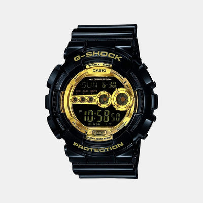 G-Shock Men Quartz Black Dial Digital Resin Watch G340