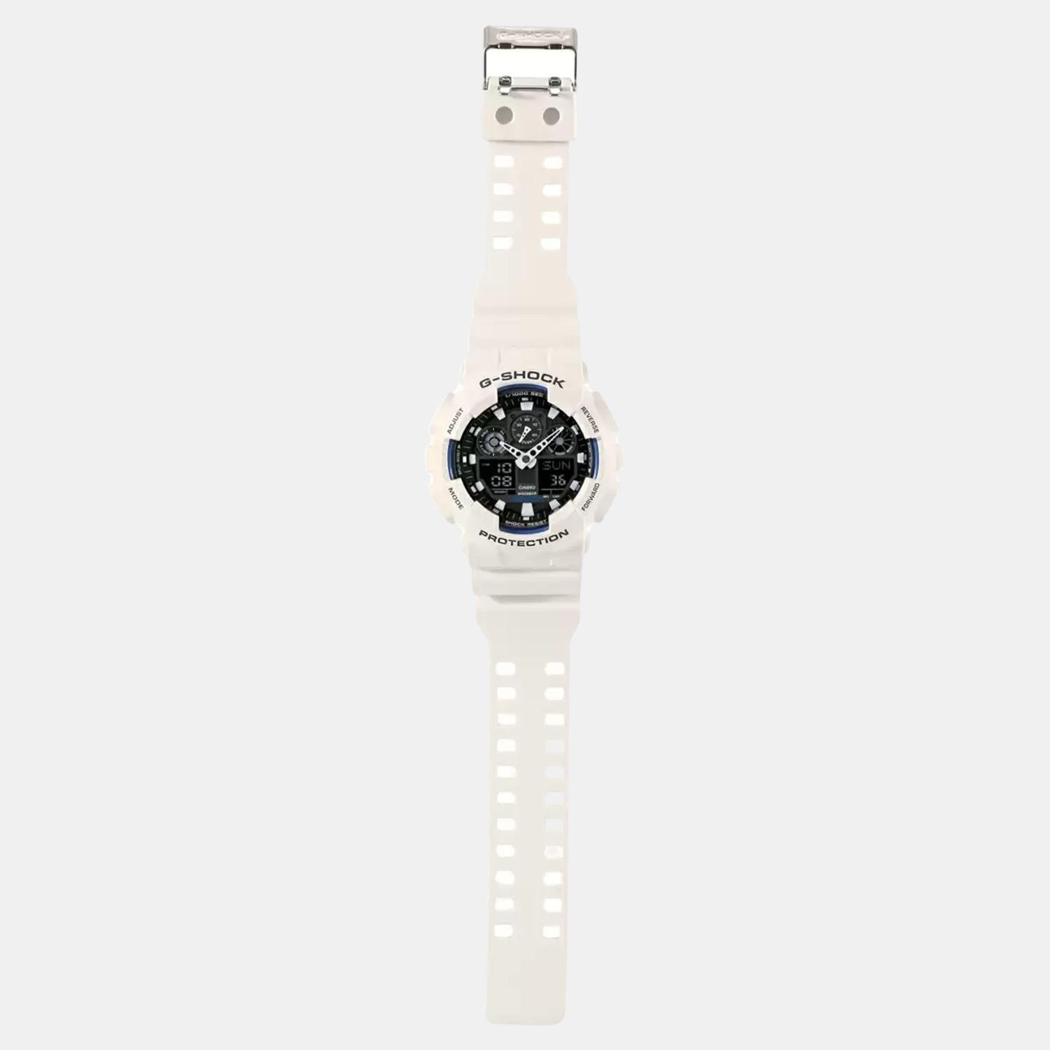 G-Shock Men Quartz Black Dial Analog-Digital Resin Watch G345