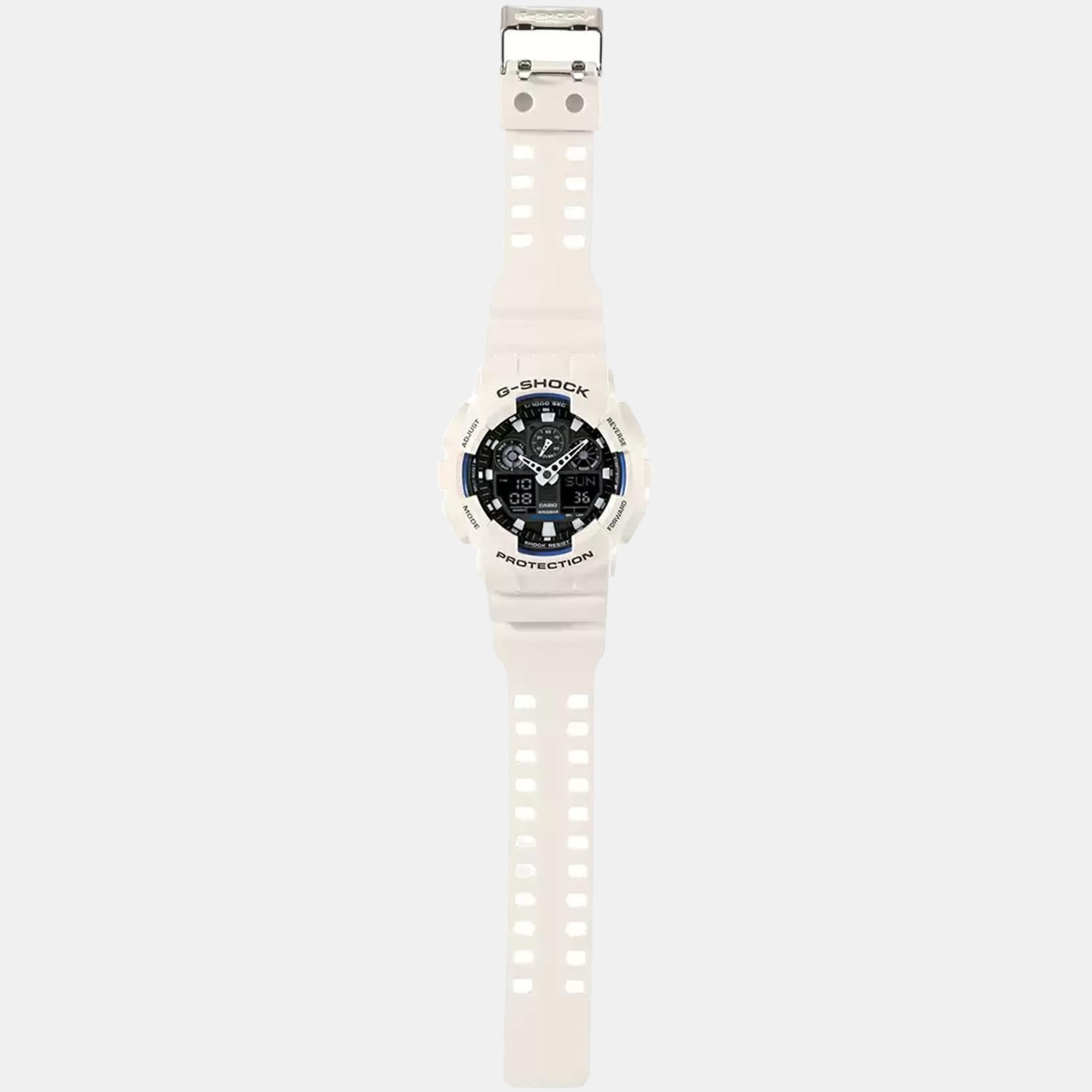 G-Shock Men Quartz Black Dial Analog-Digital Resin Watch G345