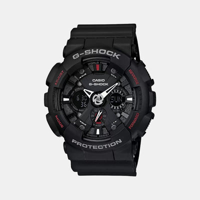 G-Shock Men Quartz Black Dial Analog-Digital Resin Watch G346