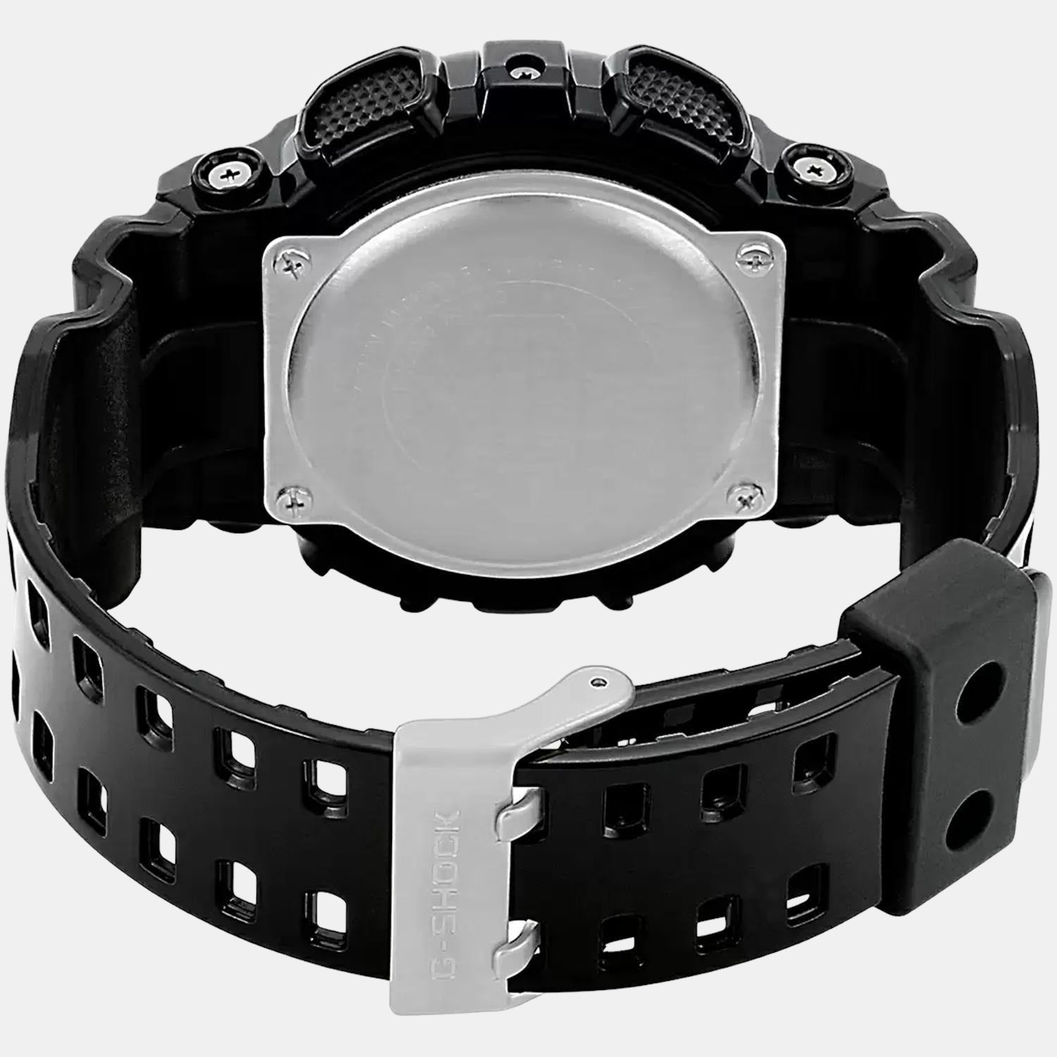 G-Shock Men Quartz Black Dial Analog-Digital Resin Watch G346