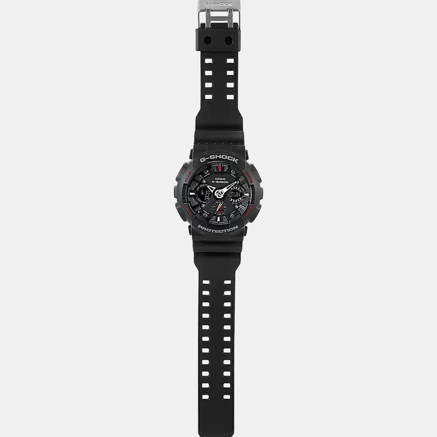 G-Shock Men Quartz Black Dial Analog-Digital Resin Watch G346