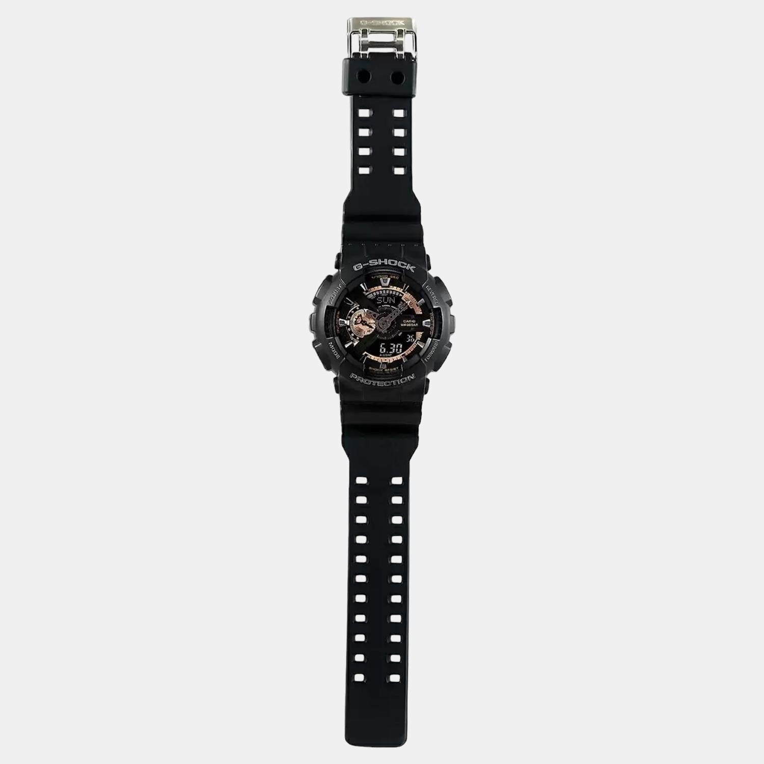 G-Shock Men Quartz Black Dial Analog-Digital Resin Watch G397