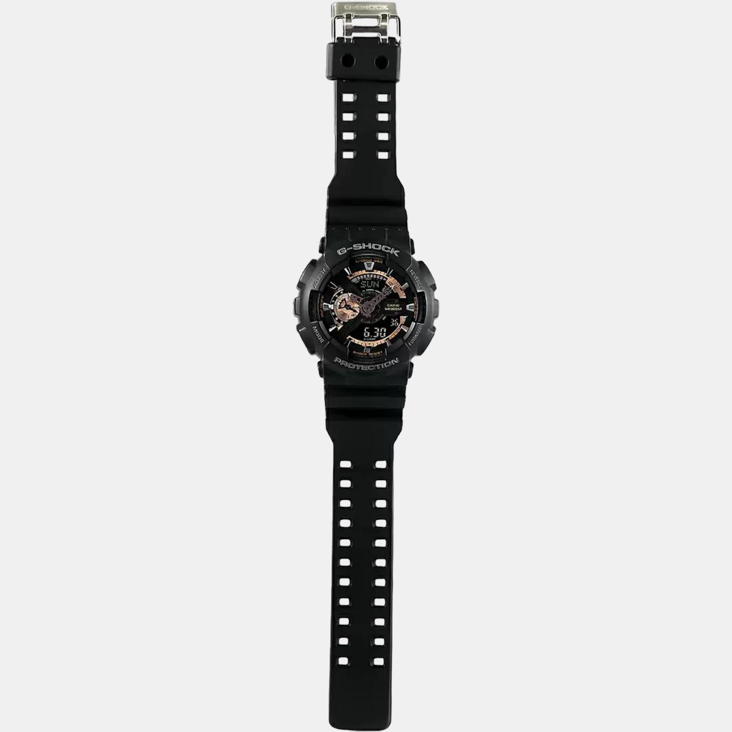 G-Shock Men Quartz Black Dial Analog-Digital Resin Watch G397
