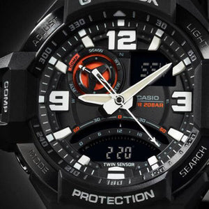Casio G-Shock Gravitymaster Master Of G - AIR Black Dial Men 52.1mm G435 GA-1000-1A