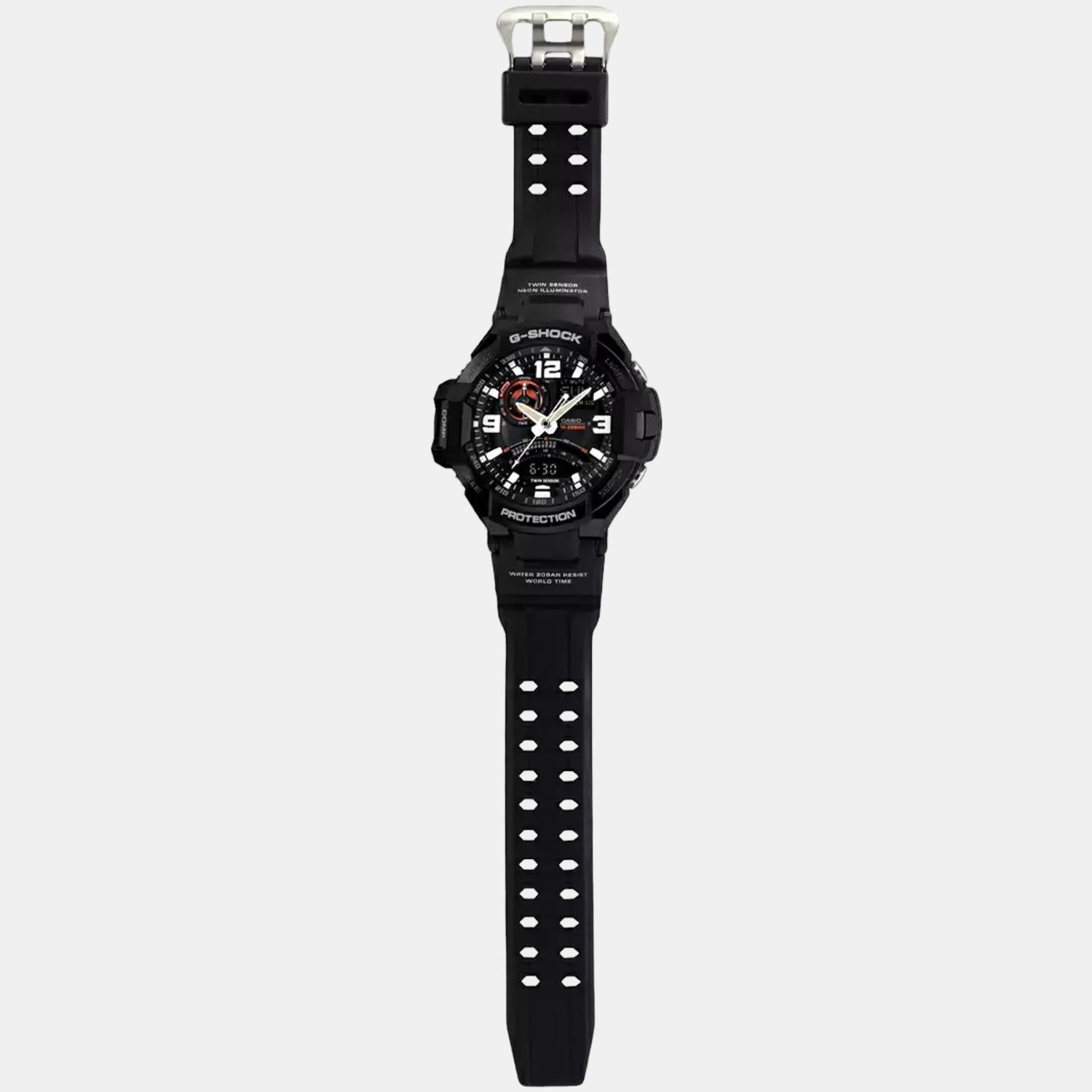 G-Shock Men Quartz Black Dial Analog-Digital Resin Watch G435
