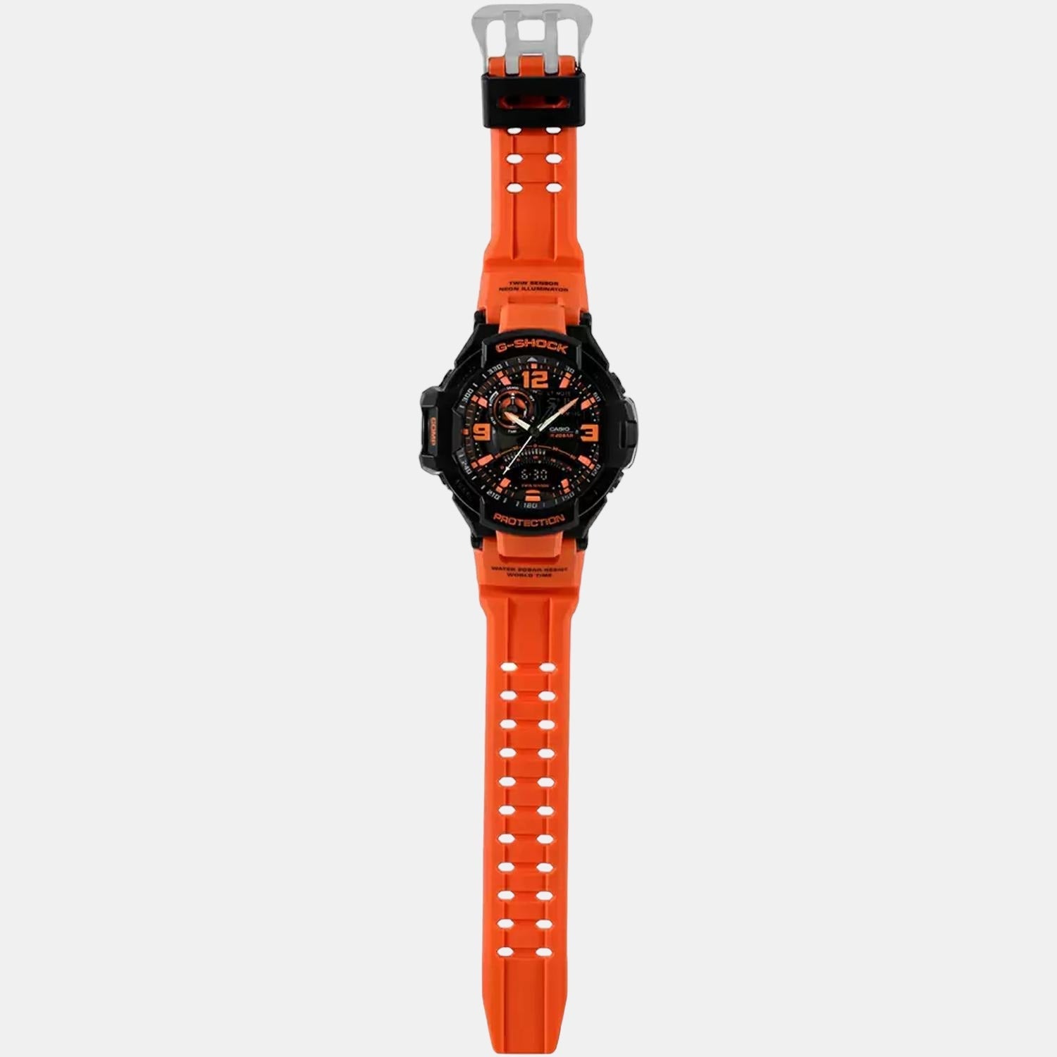G-Shock Men Quartz Black Dial Analog-Digital Resin Watch G468