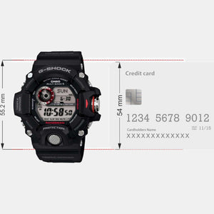 G-Shock Men Quartz Black Dial Digital Resin Watch G485