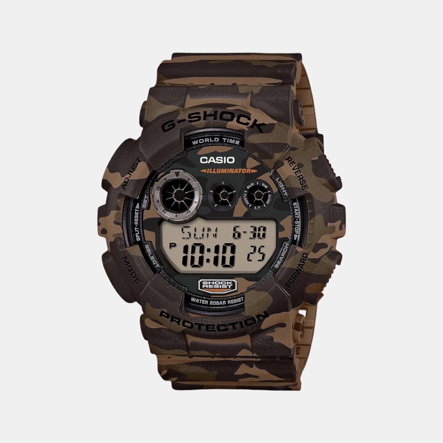 G-Shock Men Quartz Two Tone Dial Analog-Digital Resin Watch G513