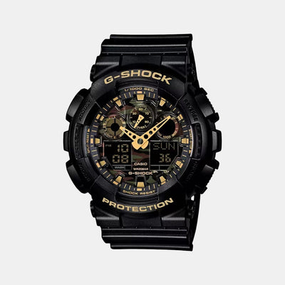 G-Shock Men Quartz Black Dial Analog-Digital Resin Watch G519