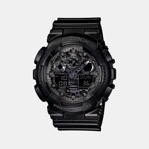 G-Shock Men Quartz Black Dial Analog-Digital Resin Watch G520