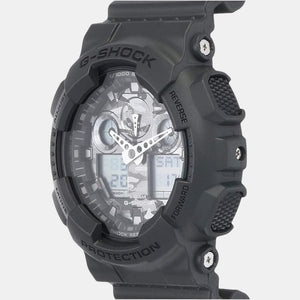 G-Shock Men Quartz Black Dial Analog-Digital Resin Watch G521