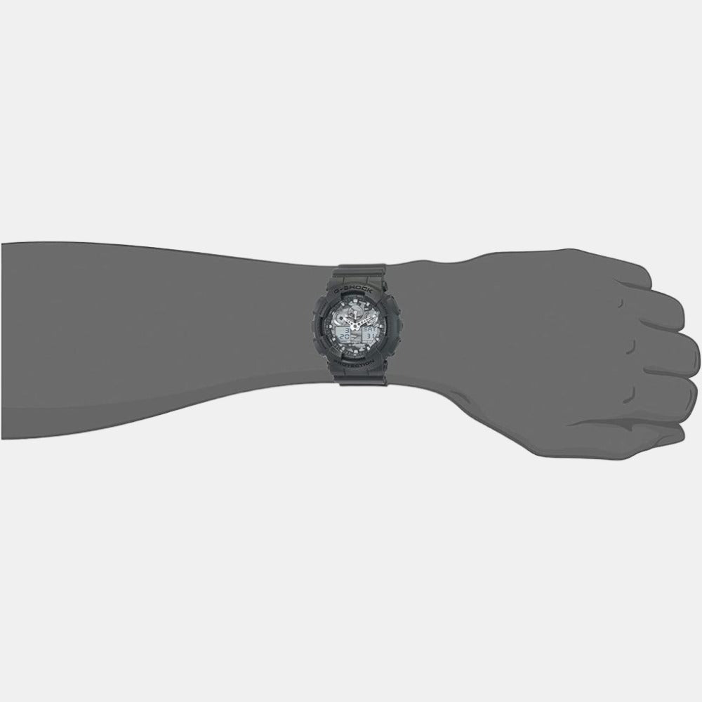 G-Shock Men Quartz Black Dial Analog-Digital Resin Watch G521